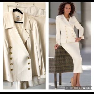 SHIRT SUIT AND PENCIL SKIRT